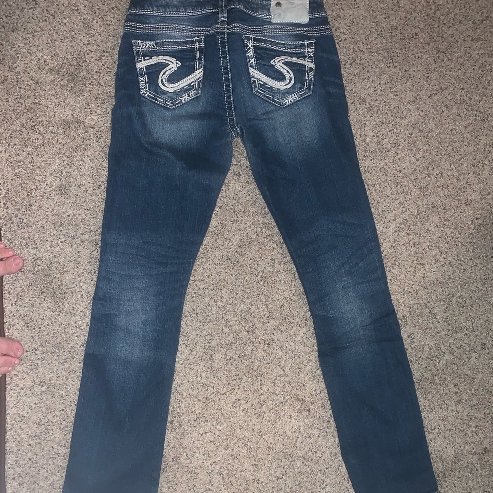 Silver jeans